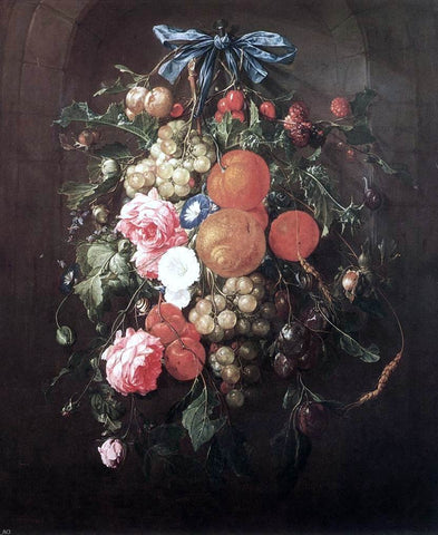  Cornelis De Heem Still-Life with Flowers - Hand Painted Oil Painting
