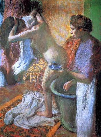  Edgar Degas The Cup of Tea (also known as Breakfast After Bathing) - Hand Painted Oil Painting