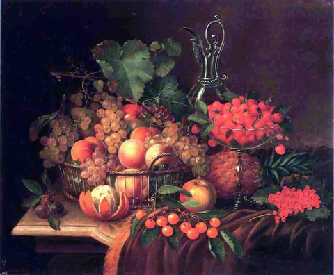  George Forster Still Life with Fruit - Hand Painted Oil Painting