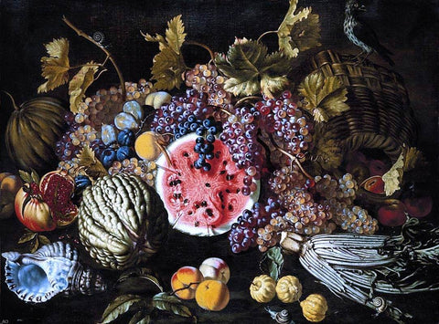 Giovanni Battista Ruoppolo Still-Life of Fruit - Hand Painted Oil Painting