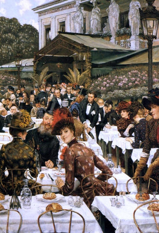  James Tissot The Artist's Ladies - Hand Painted Oil Painting