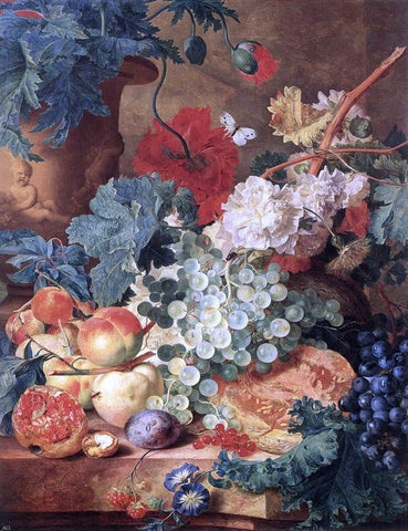  Jan Van Huysum Fruit Still-Life - Hand Painted Oil Painting