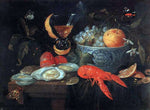  Jan Van Kessel Still Life with Fruit and Shellfish - Hand Painted Oil Painting
