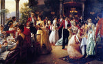  Julius LeBlanc Stewart The Hunt Supper - Hand Painted Oil Painting