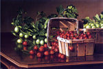  Levi Wells Prentice Still Life with Cherries and Gooseberries - Hand Painted Oil Painting