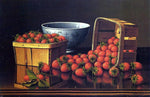  Levi Wells Prentice Strawberries with Porcelain Bowl - Hand Painted Oil Painting