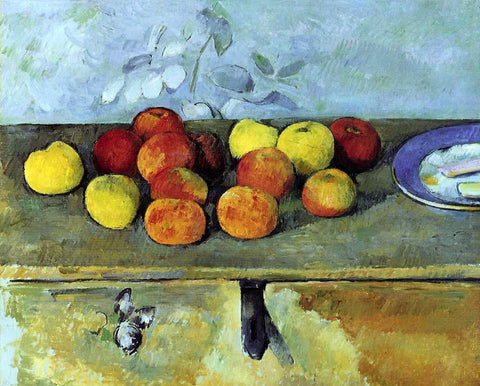  Paul Cezanne Apples and Biscuits - Hand Painted Oil Painting