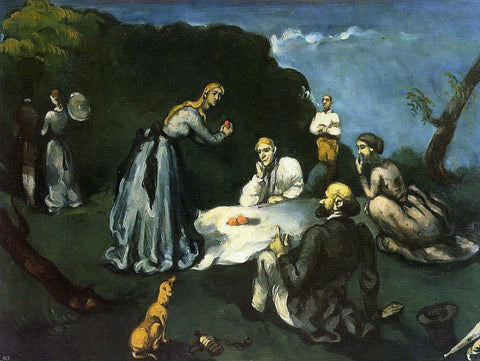  Paul Cezanne Luncheon on the Grass - Hand Painted Oil Painting