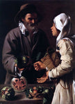  Pensionante Del saraceni The Fruit Vendor - Hand Painted Oil Painting