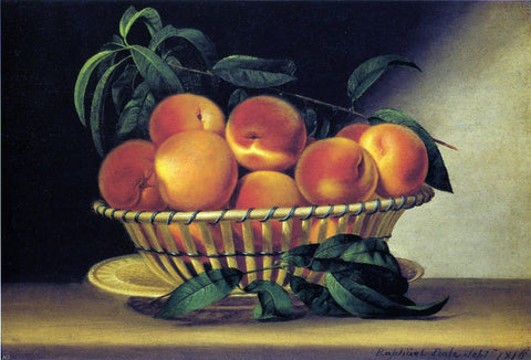  Raphaelle Peale Bowl of Peaches - Hand Painted Oil Painting