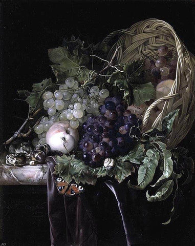  Willem Van Aelst Fruit Still-Life - Hand Painted Oil Painting