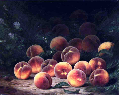  William Mason Brown Bounty of Peaches - Hand Painted Oil Painting