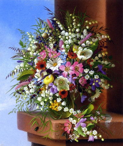  Adelheid Dietrich Spring Bouquet - Hand Painted Oil Painting