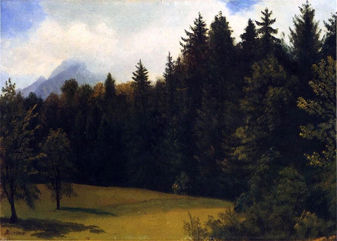  Albert Bierstadt Mountain Resort - Hand Painted Oil Painting