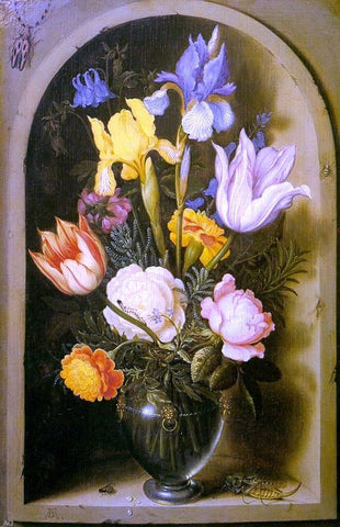  The Elder Ambrosius Bosschaert Flowers - Hand Painted Oil Painting