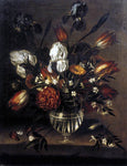  Antonio Ponce Vase of Flowers - Hand Painted Oil Painting