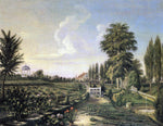  Charles Willson Peale View of the Garden at Belfield - Hand Painted Oil Painting