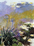  Claude Oscar Monet Agapanthus - Hand Painted Oil Painting