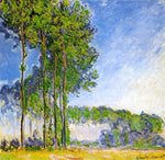  Claude Oscar Monet Poplars, View from the Marsh - Hand Painted Oil Painting