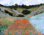  Claude Oscar Monet A Poppy Field in a Hollow near Giverny - Hand Painted Oil Painting