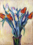  Claude Oscar Monet Vase of Tulips - Hand Painted Oil Painting