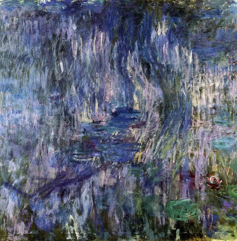  Claude Oscar Monet Water-Lilies, Reflection of a Weeping Willow - Hand Painted Oil Painting