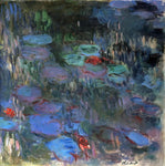  Claude Oscar Monet Water-Lilies, Reflections of Weeping Willows (right half) - Hand Painted Oil Painting