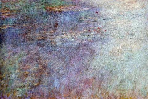  Claude Oscar Monet Water-Lillies Pond (left half) - Hand Painted Oil Painting