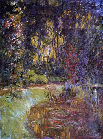  Claude Oscar Monet Water-Lily Pond at Giverny - Hand Painted Oil Painting
