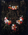  Daniel Seghers Christ and St Therese in a Garland of Flowers - Hand Painted Oil Painting