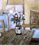  Edouard Vuillard Vase of Flowers - Hand Painted Oil Painting