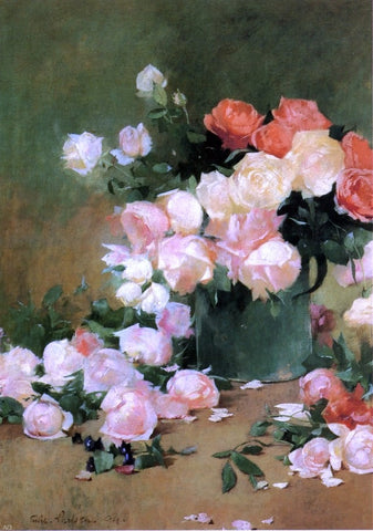  Emil Carlsen Roses - Hand Painted Oil Painting