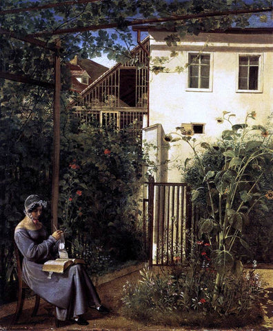  Erasmus Engert Viennese Domestic Garden - Hand Painted Oil Painting