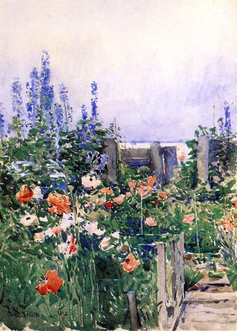  Frederick Childe Hassam Home of the Hummingbird - Hand Painted Oil Painting