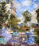  Frederick Childe Hassam In a French Garden - Hand Painted Oil Painting