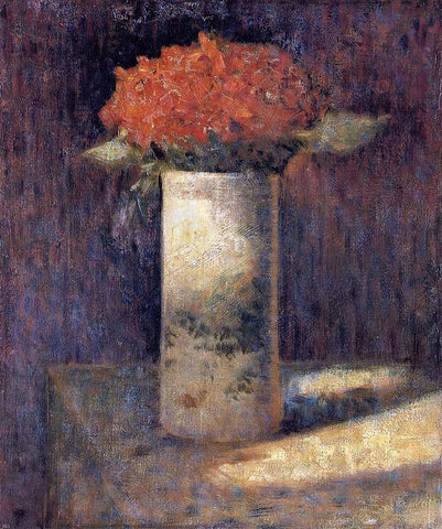  Georges Seurat Bouquet in a Vase - Hand Painted Oil Painting