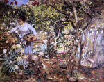  Henri Edmond Cross Corner of the Garden in Monaco - Hand Painted Oil Painting