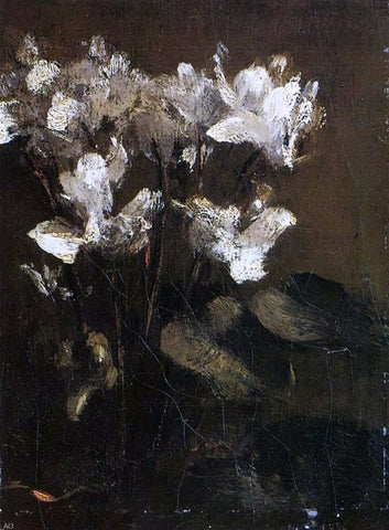  Henri Fantin-Latour Flowers, Cyclamens - Hand Painted Oil Painting