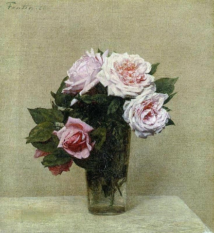  Henri Fantin-Latour Roses Roses - Hand Painted Oil Painting