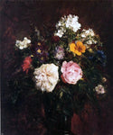  Henri Fantin-Latour Still Life with Flowers - Hand Painted Oil Painting