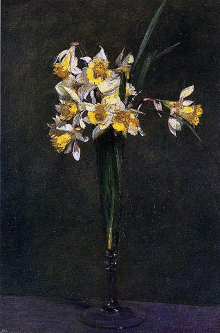  Henri Fantin-Latour Yellow Flowers (also known as Coucous) - Hand Painted Oil Painting