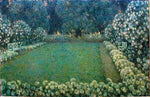  Henri Le Sidaner White Garden in Twilight - Hand Painted Oil Painting