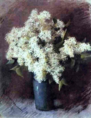  Isaac Ilich Levitan White Lilac - Hand Painted Oil Painting