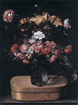  Jacques Linard Bouquet on Wooden Box - Hand Painted Oil Painting