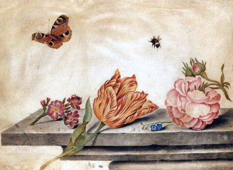  Jan Baptist Van Fornenburgh Flowers - Hand Painted Oil Painting