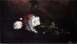  John La Farge Nosegay of Chrysanthemums - Hand Painted Oil Painting