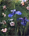  John La Farge Wild Roses and Irises - Hand Painted Oil Painting