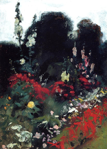  John Singer Sargent Corner of a Garden - Hand Painted Oil Painting