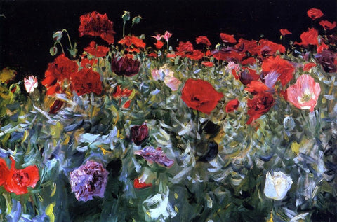  John Singer Sargent Poppies - Hand Painted Oil Painting