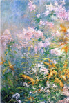  John Twachtman Meadow Flowers (also known as Golden Rod and Wild Asters) - Hand Painted Oil Painting